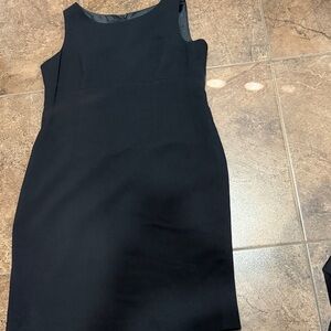Kasper Classic Black Midi Dress